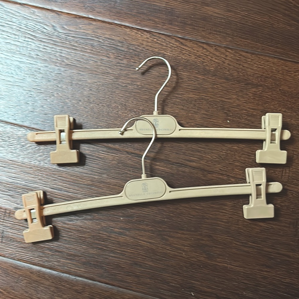 Authentic Brunello Cucinelli hangers set of 2